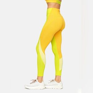 Outdoor Voices Tech Sweat Tech Leggings - Neon Yellow